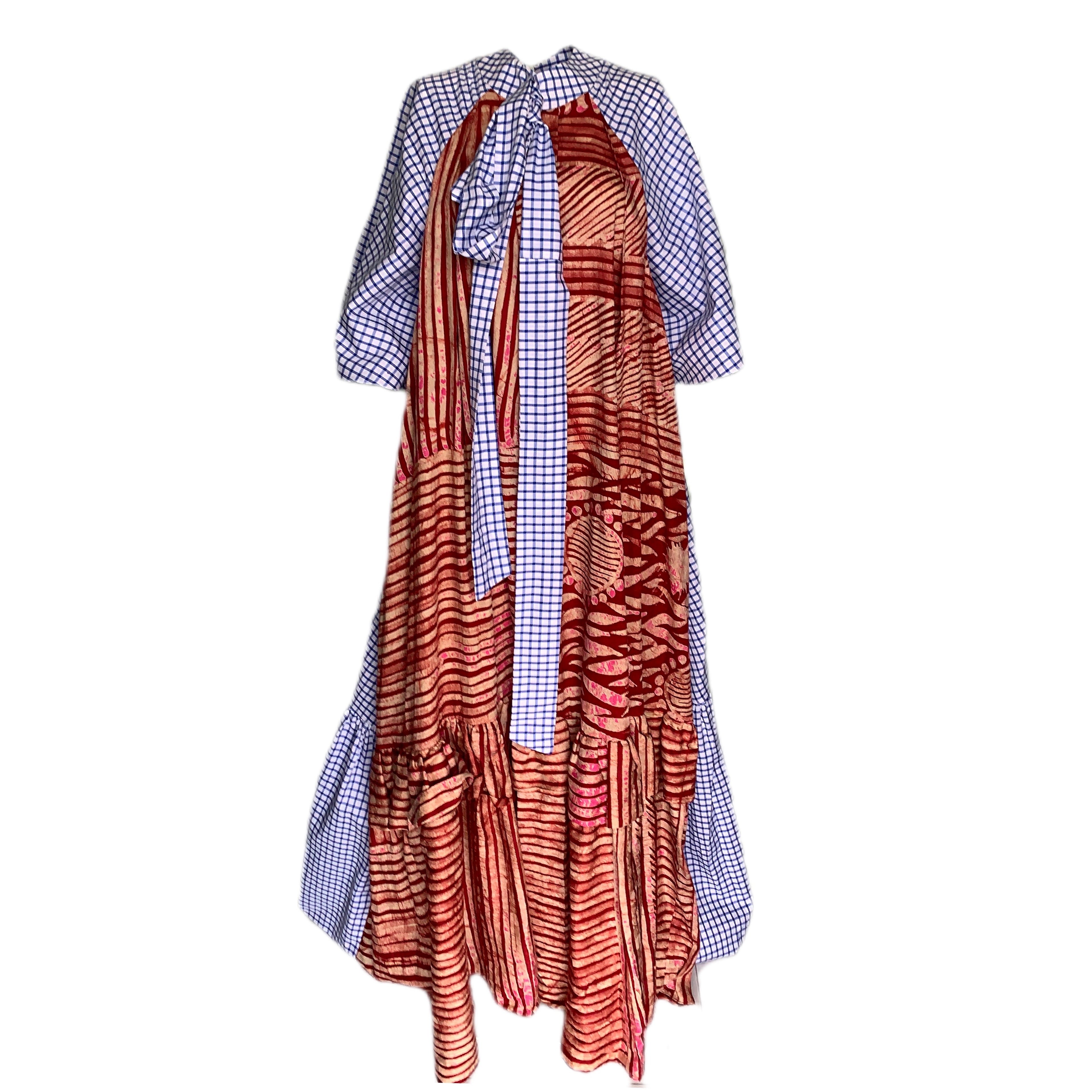 Odio Mimonet Batik Cotton Mix Dress