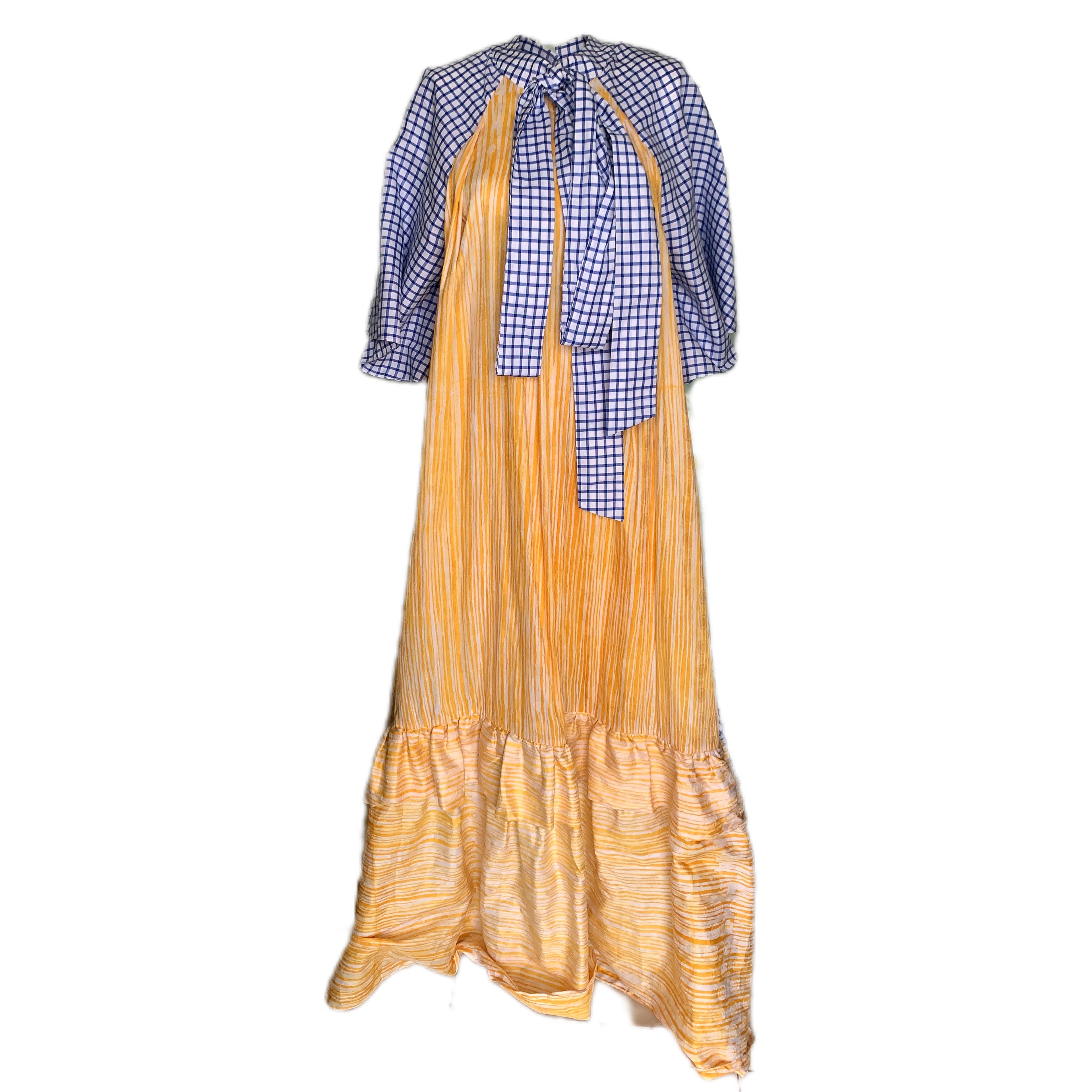 Odio Mimonet Batik Cotton Mix Dress