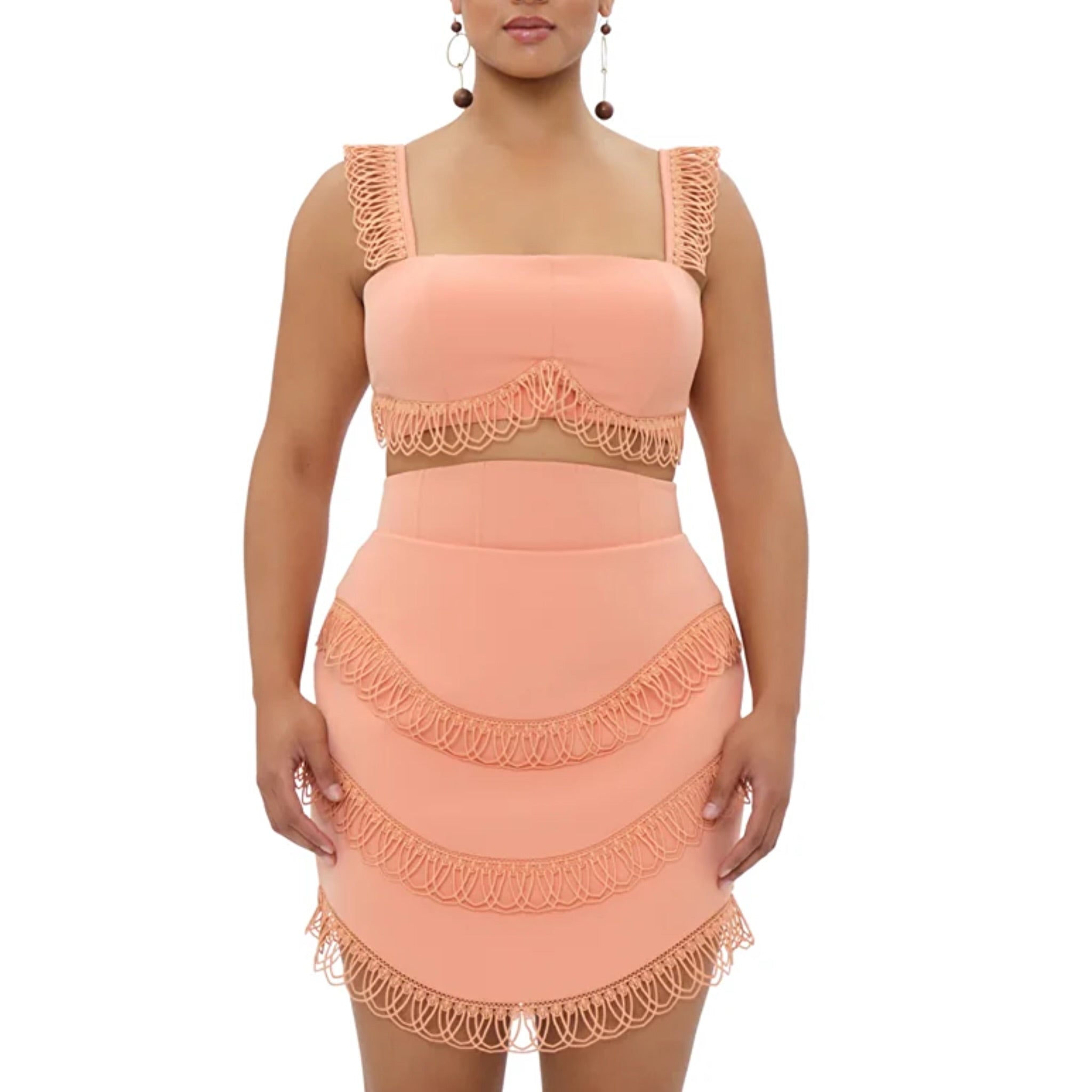 ANDREA IYAMAH RIZO CORSET MINI SKIRT