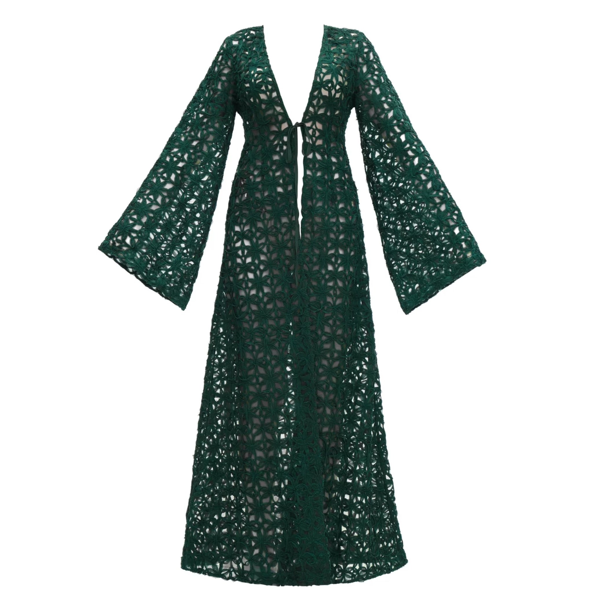 ANDREA IYAMAH NDU LACE  KIMONO