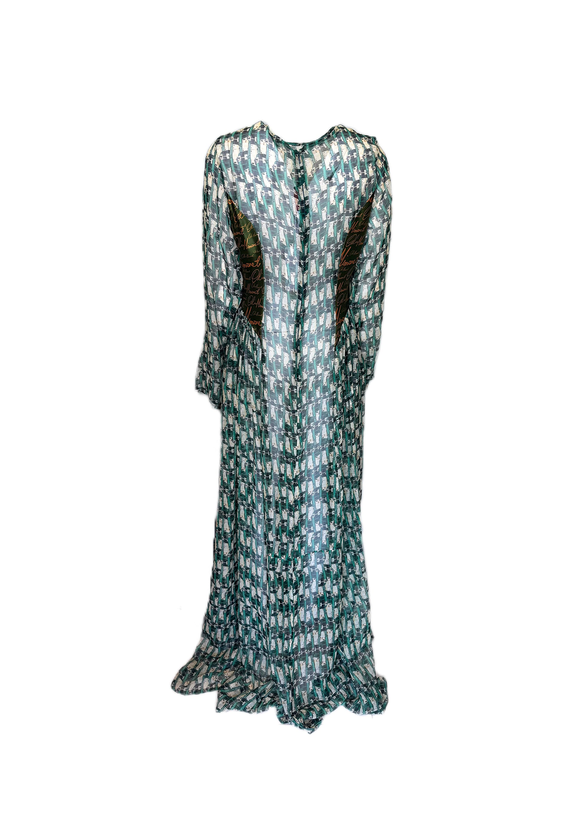 ODIO MIMONET - OM SILK CHIFFON KAFTAN