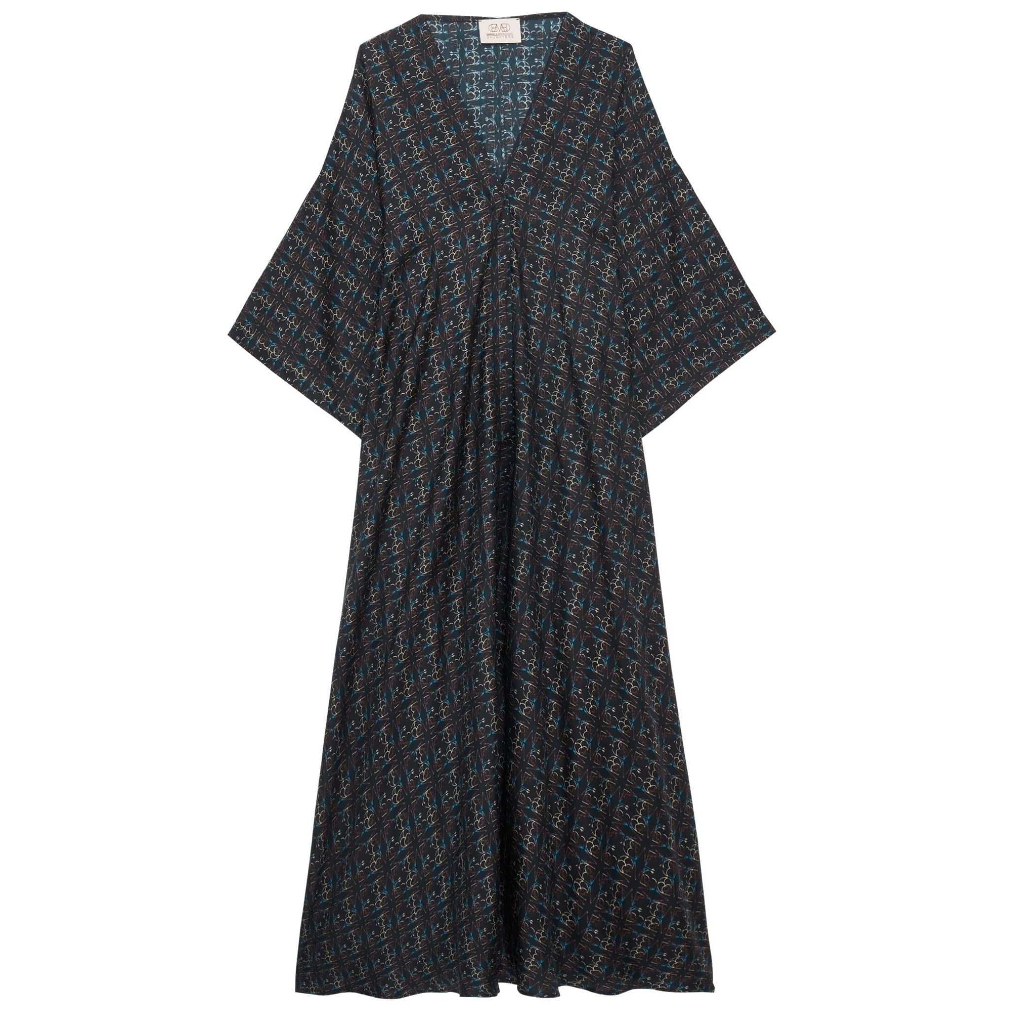 MIRELLABROGGI DAUGHTERS MIRELLA BLACK KAFTAN