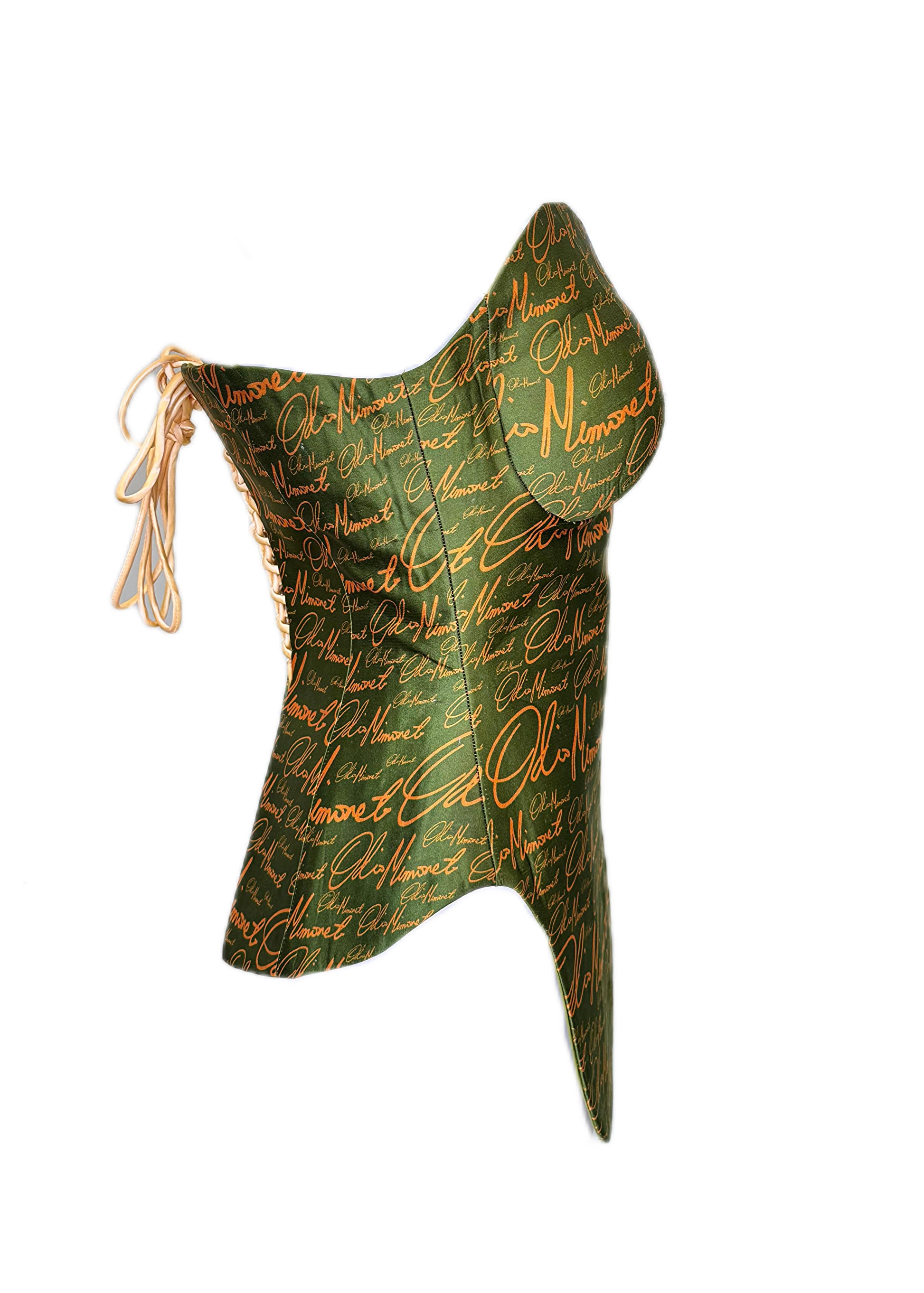 ODIO MIMONET - OM PRINT CORSET TOP