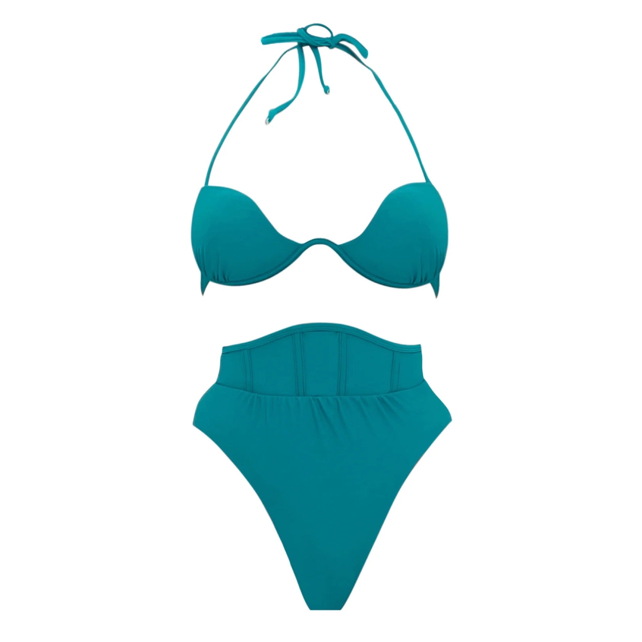 ANDREA IYAMAH GURA CORSET TOP AND BOTTOM