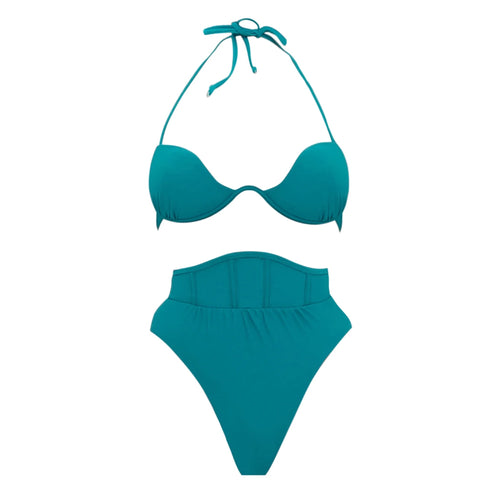 ANDREA IYAMAH GURA CORSET TOP AND BOTTOM