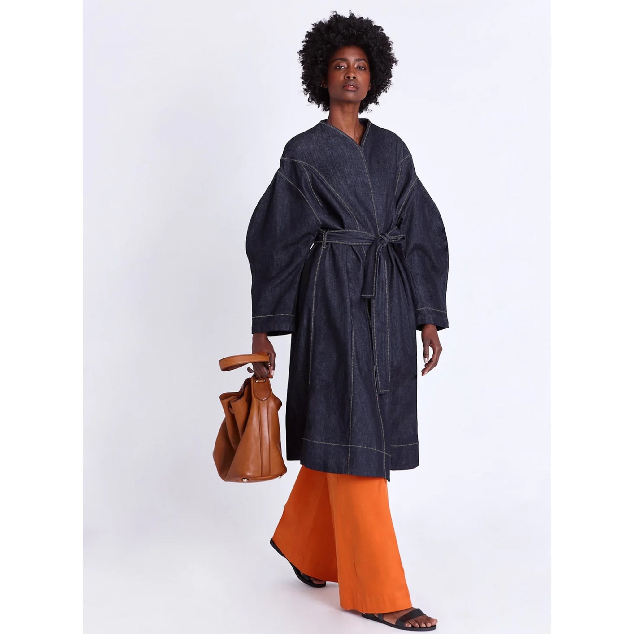 Asantii Ohemaa Oversized Wrap Coat