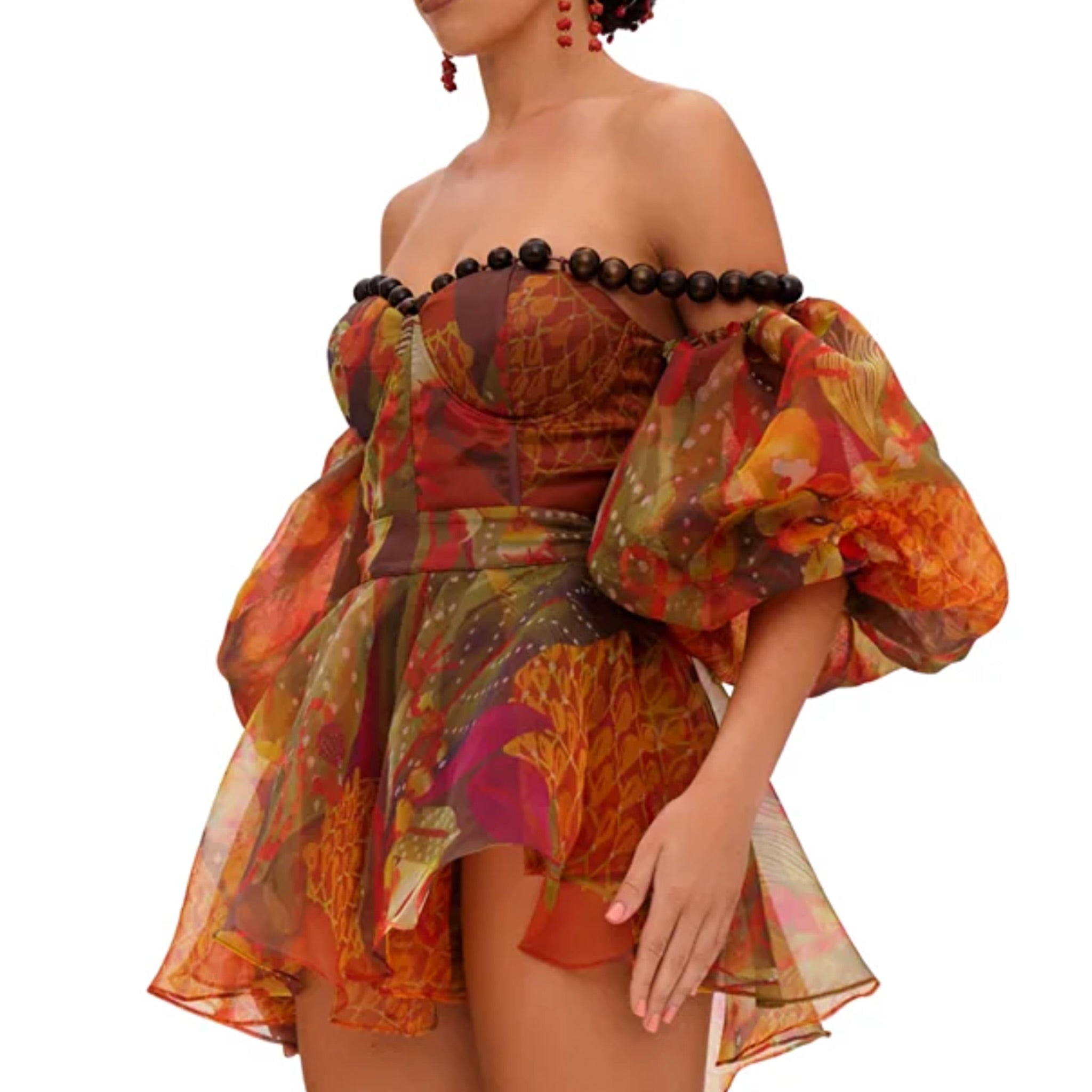 ANDREA IYAMAH OMMA CROP TOP