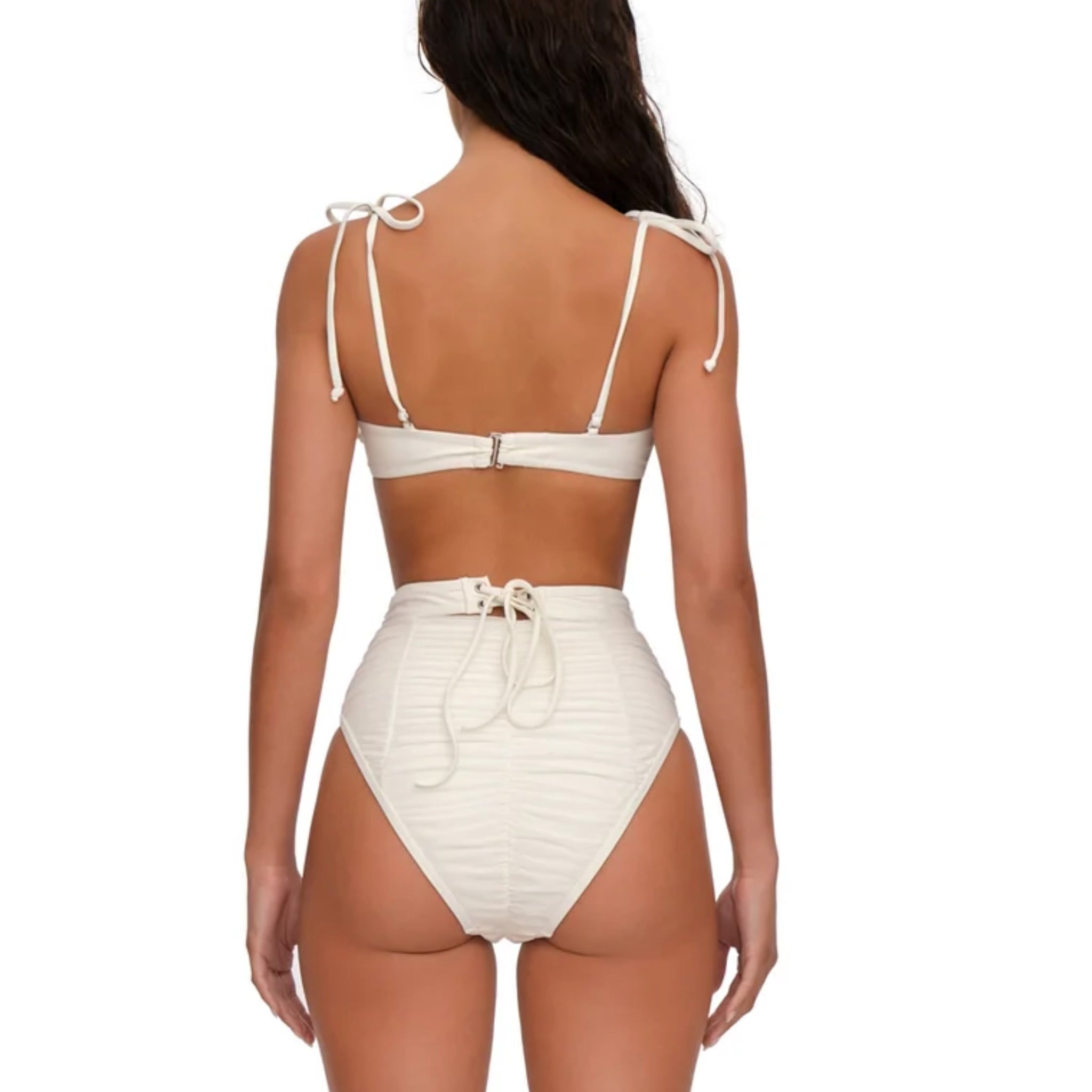 ANDREA IYAMAH CAPA MESH BIKINI SET