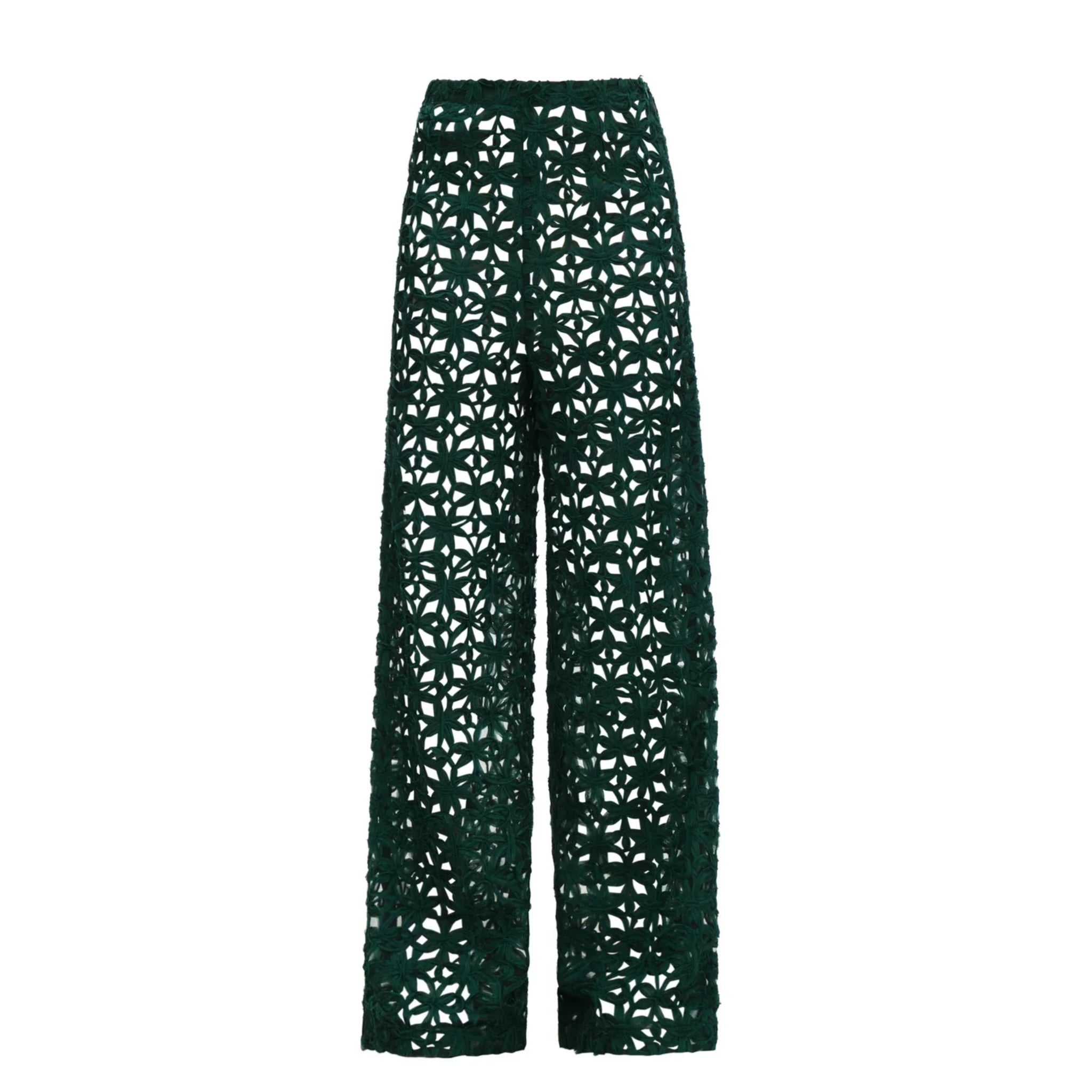 ANDREA IYAMAH NDU LACE PANTS