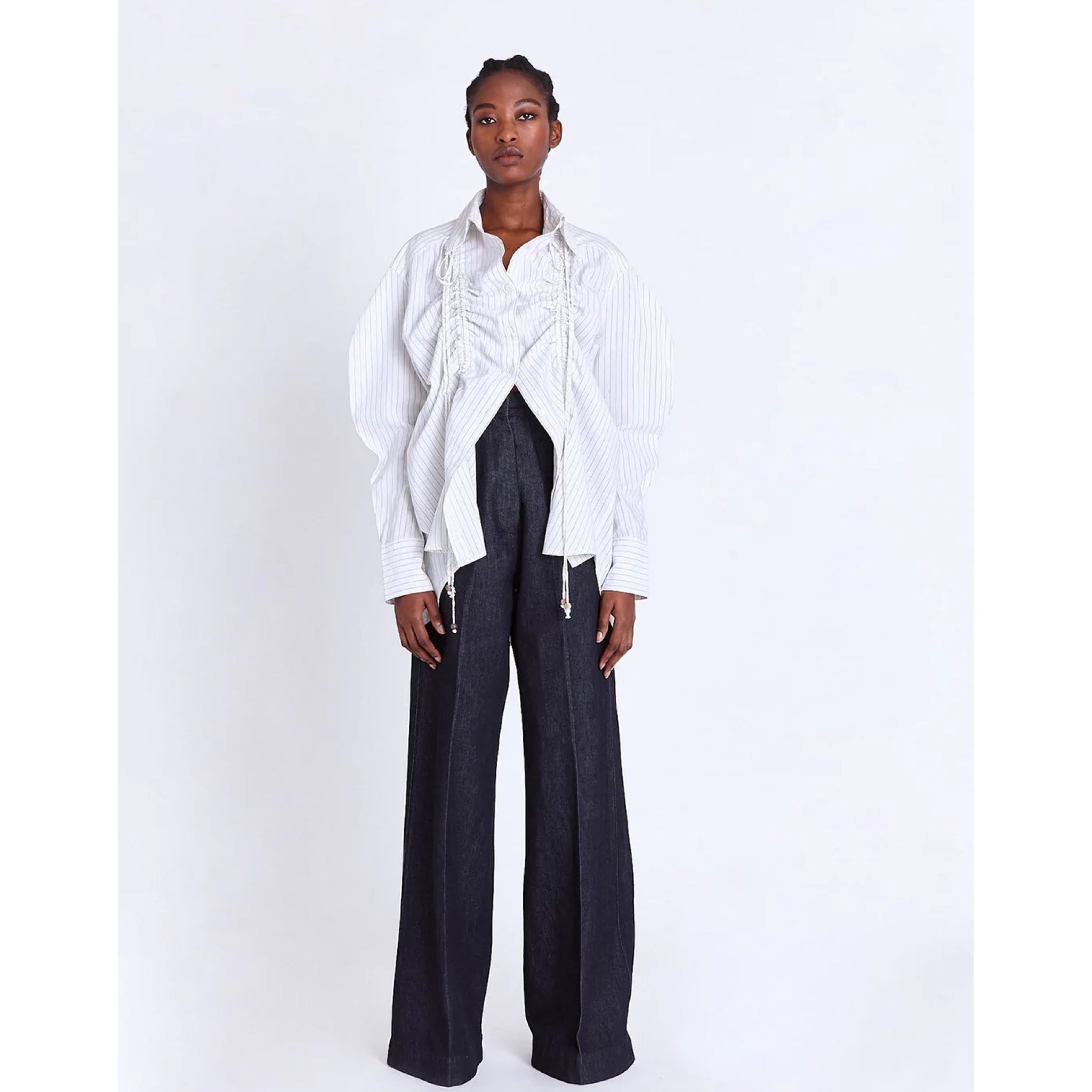 Asantii Nsuo Drawstring Oversize Shirt