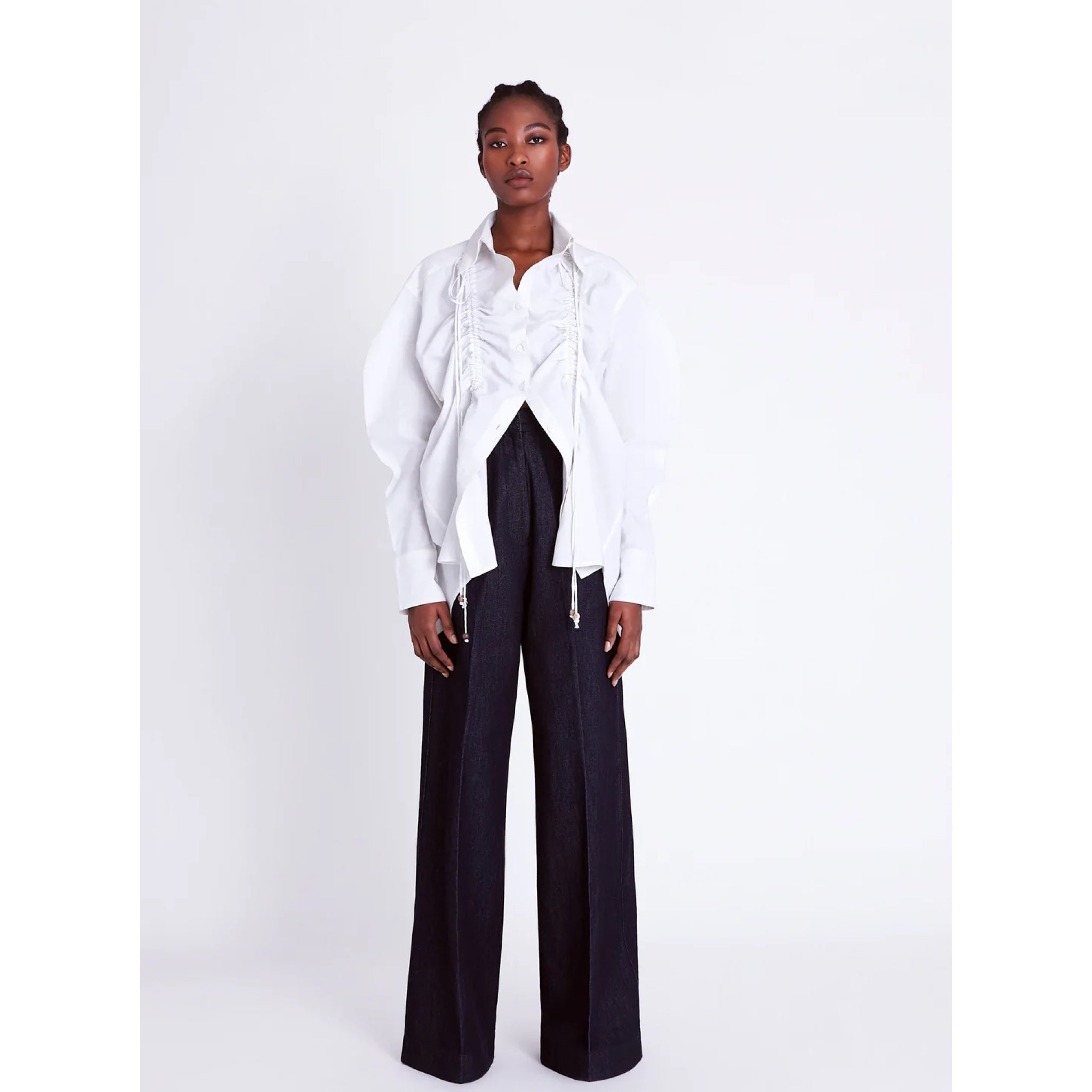 Asantii Nsuo Drawstring Oversize Shirt