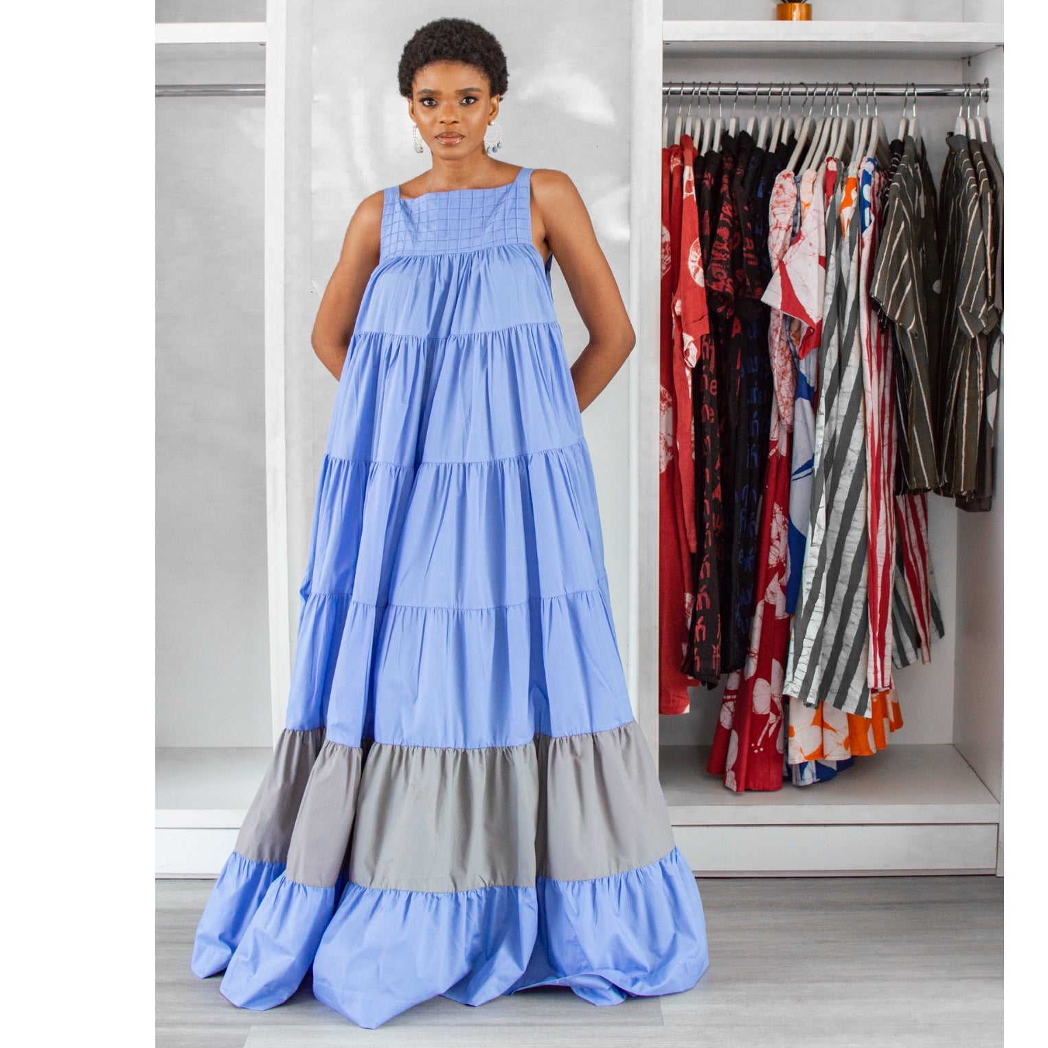 ISI BROWN ZINI MAXI DRESS