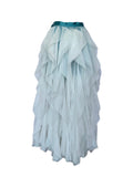 Torlowei Tulle Skirt With Shorts (WHITE / CLOUD BLUE)