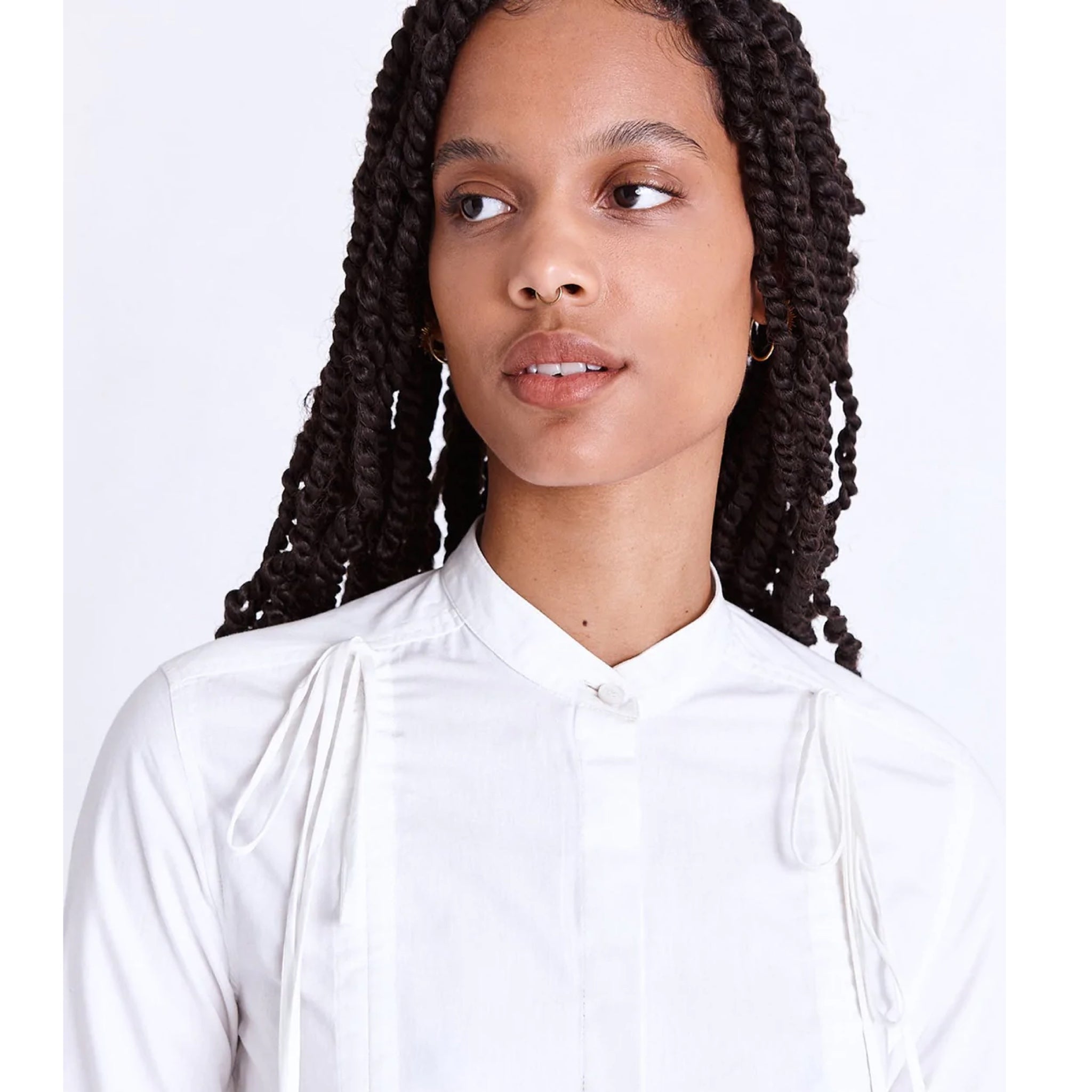 Asantii Ehwuraba Fitted Drawstring Shirt