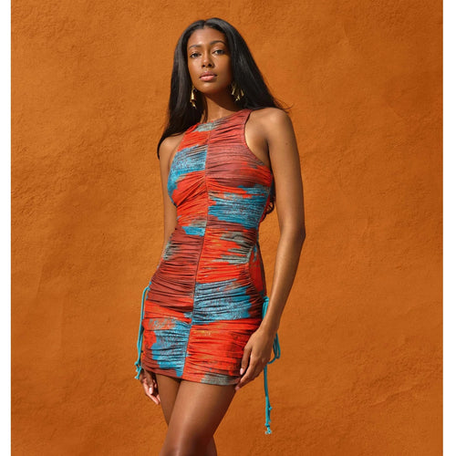 Andrea Iyamah Kasi Mesh Mini Dress