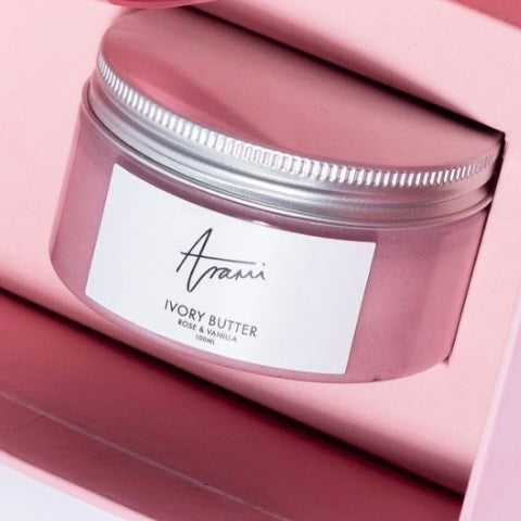 Arami Essentials Ivory Butter Rose & Vanilla 90g