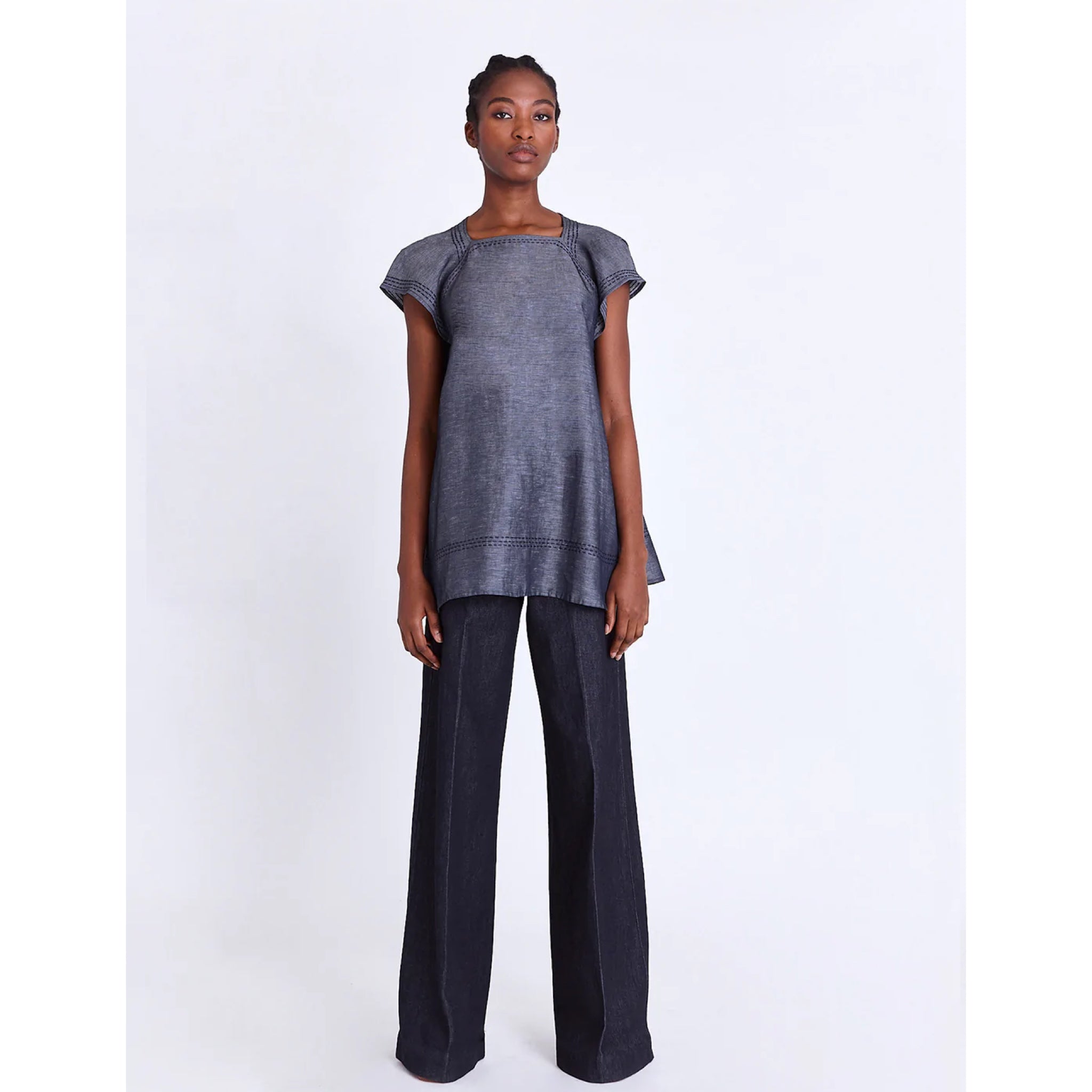 Asantii Eshi Babydoll Top Embroidery