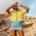 Threaded Tribes Canary Femme Shirt