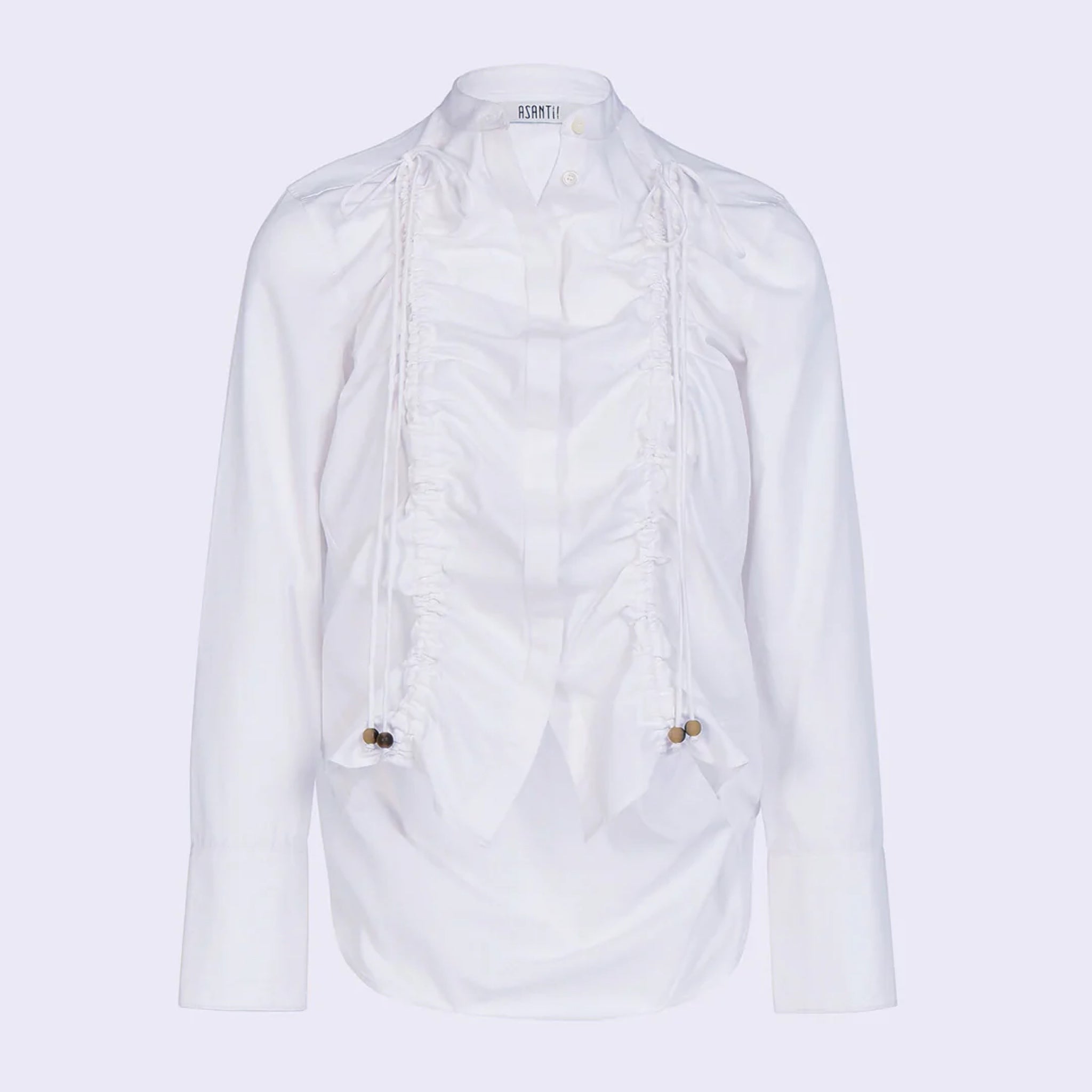 Asantii Ehwuraba Fitted Drawstring Shirt