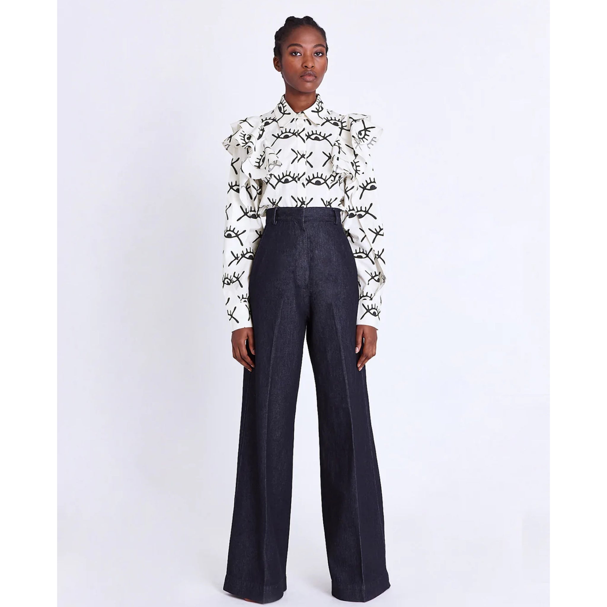 Asantii Kitoko Ruffle Shirt