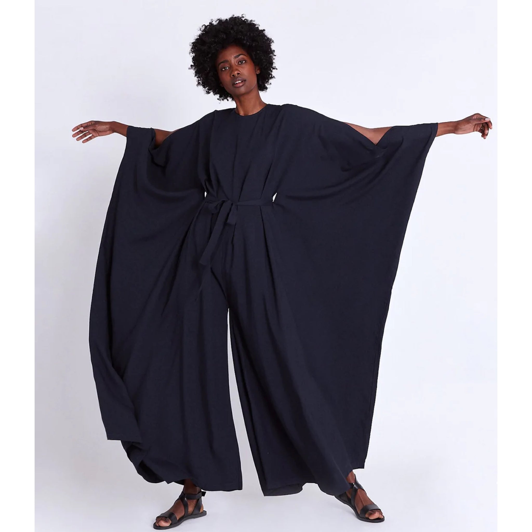 Asantii Umutoni belted Kaftan