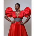 Tribassa Exaggerated Sleeve Gown