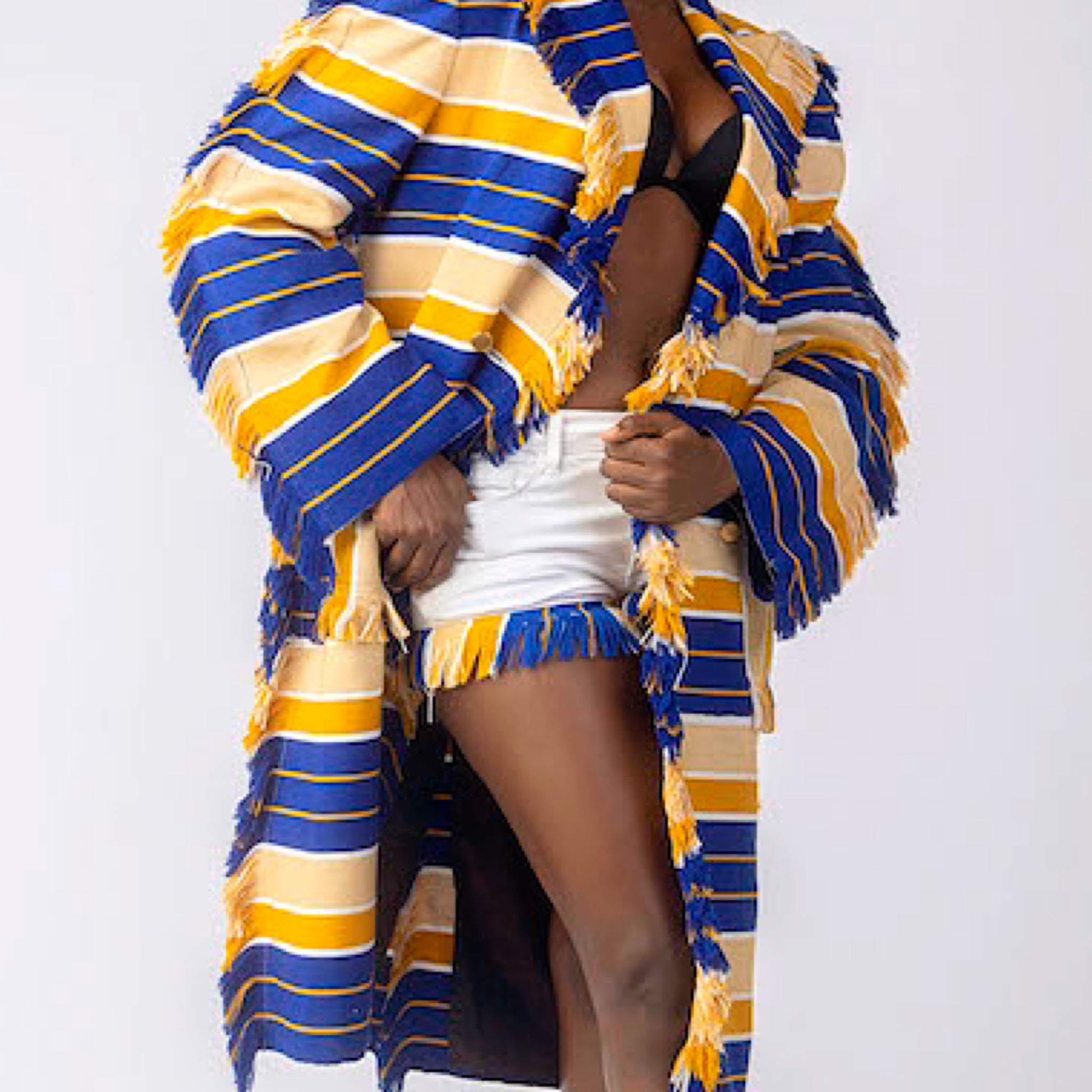 Boyedoe Odeefuo White Denim Shorts