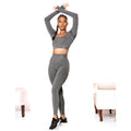 Moldme Amare Dark Grey Full-Length Leggings