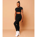 Moldme Butter Black Full-Length Leggings